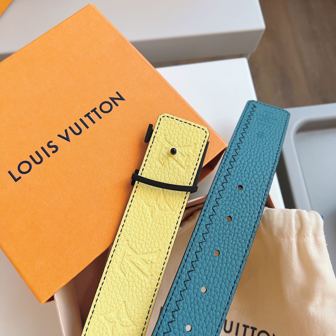 Louis Vuitton LV Initiales Colour Blocks 40MM Reversible Belt