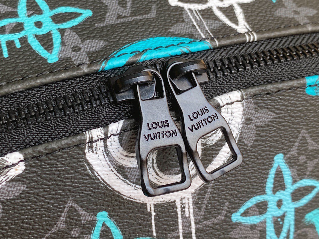 Replica Louis Vuitton Archy Messenger MM Bag In LV Graffiti Canvas
