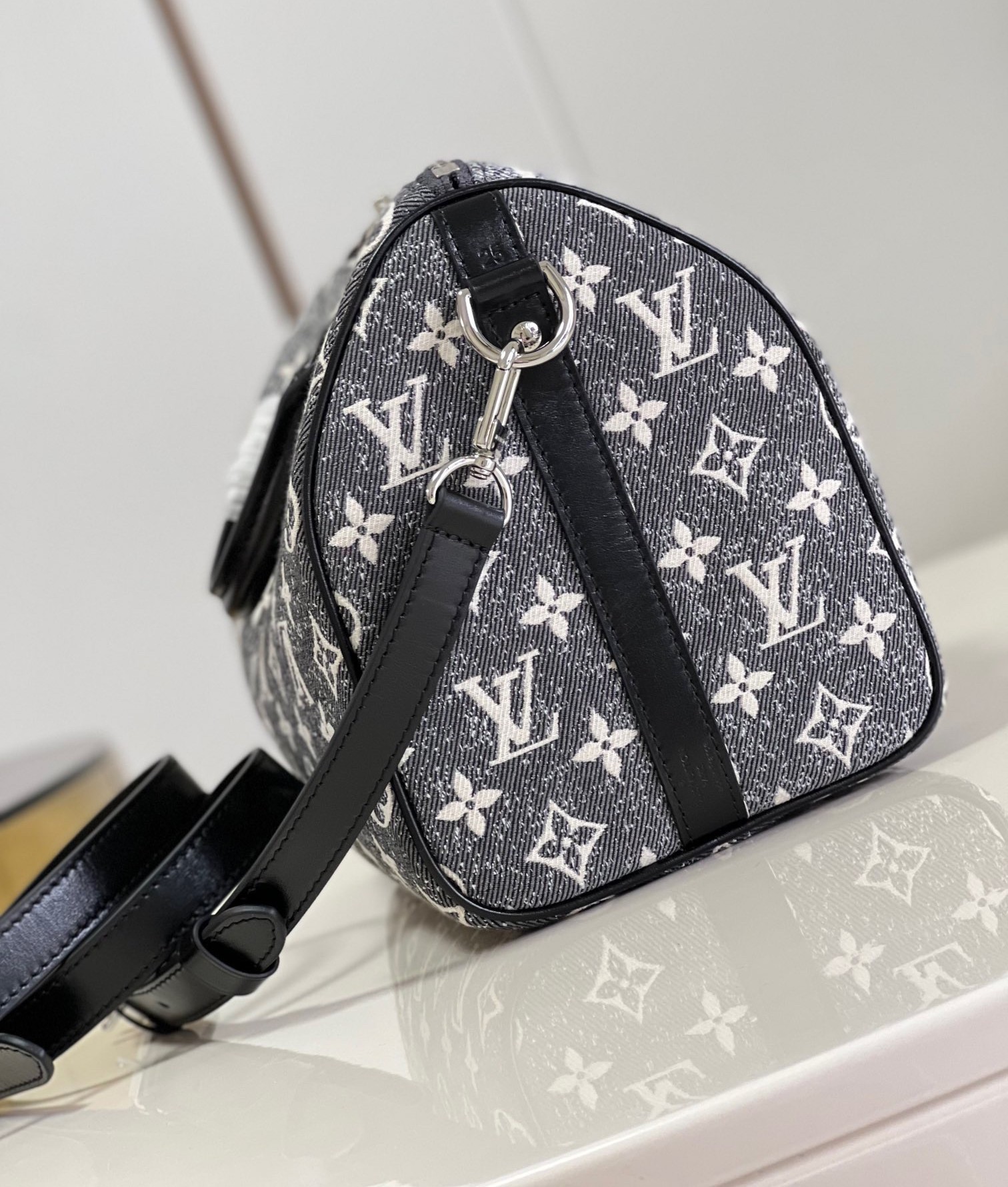 Replica Louis Vuitton DAUPHINE MM Bag Monogram Jacquard Denim M21458 for  Sale