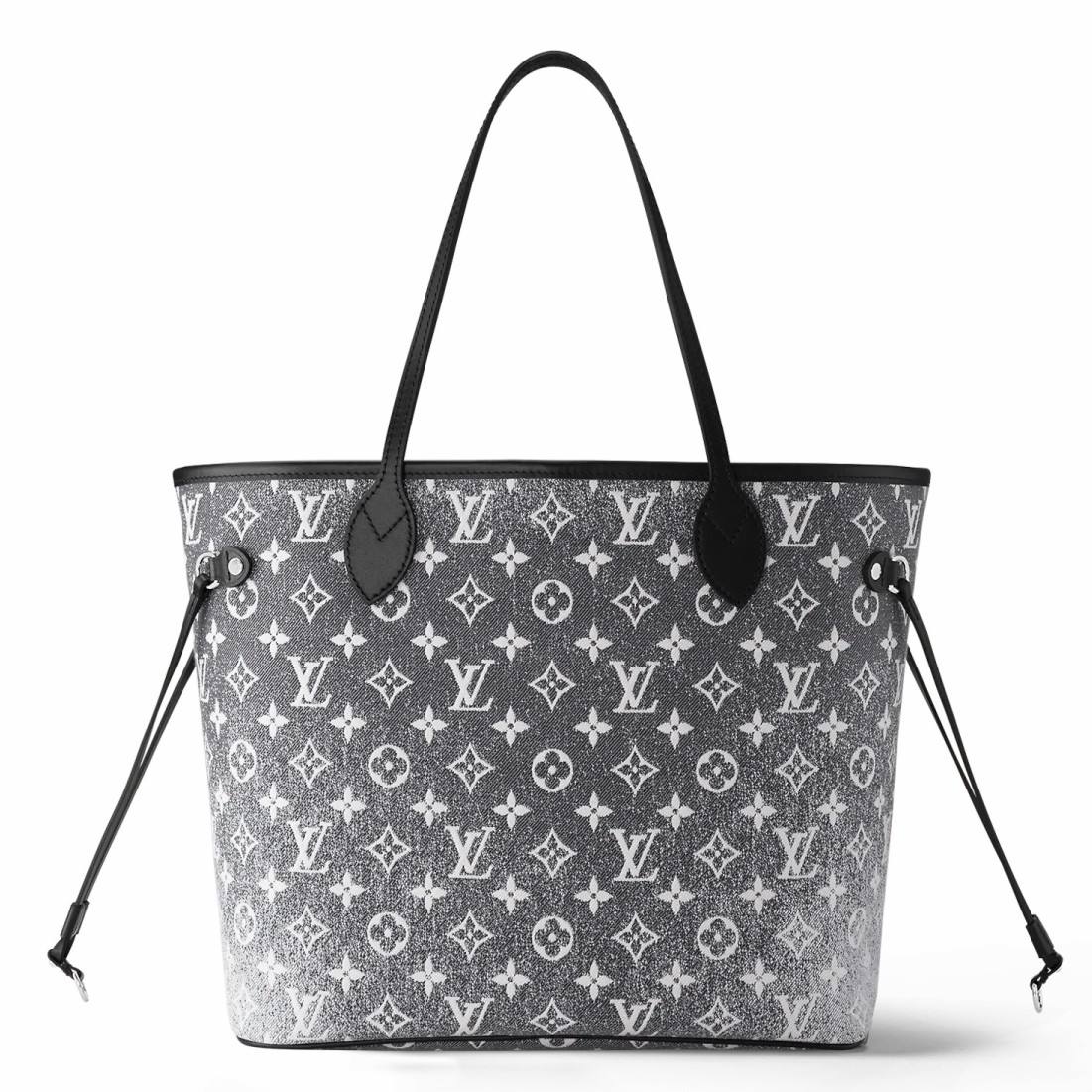 Replica Louis Vuitton Neverfull MM Bag In Grey Monogram Denim M21465