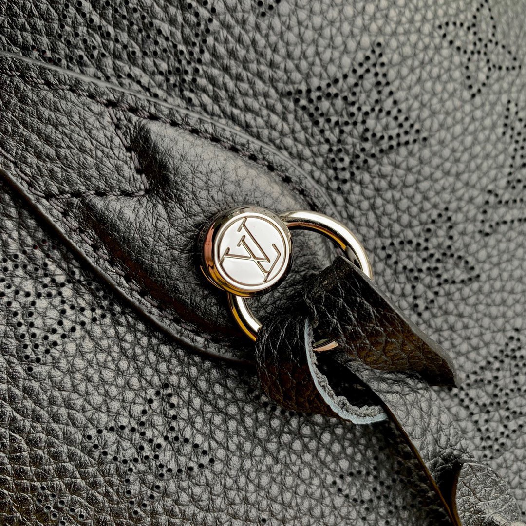 M21299 Louis Vuitton Mahina Carmel Hobo Bag