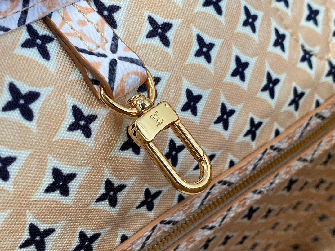 Louis Vuitton Neverfull MM By The Pool Blue M22979 With Pouch