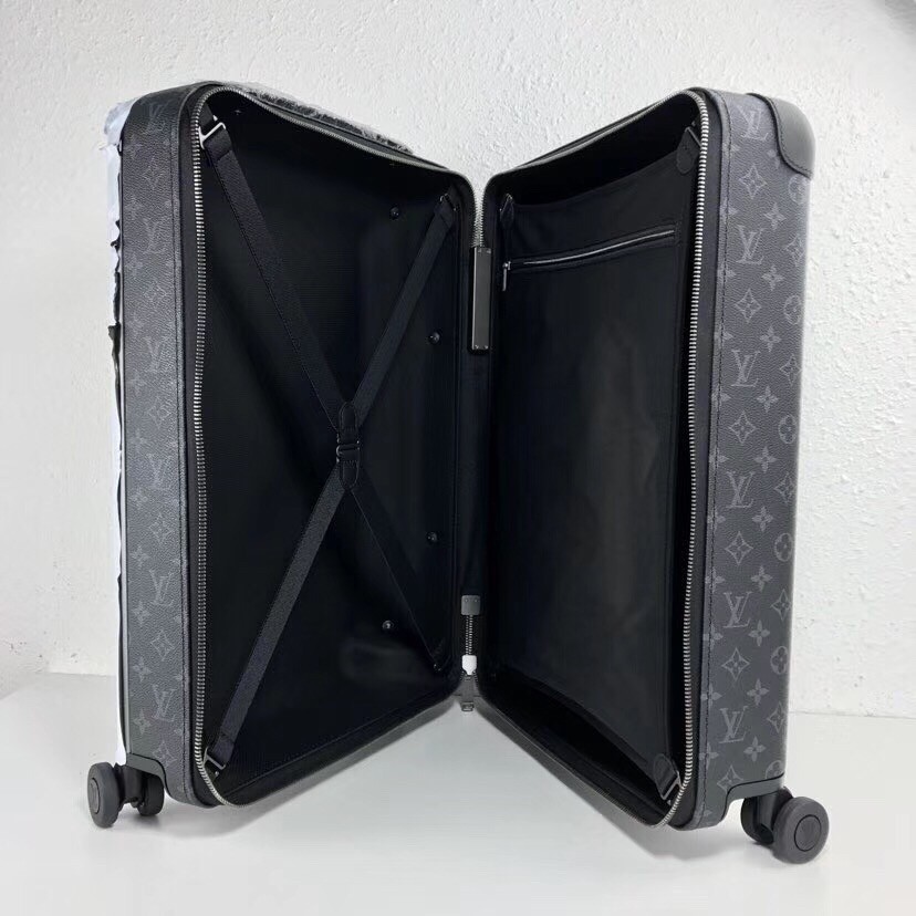 Replica Louis Vuitton Horizon 55 Rolling Luggage In Monogram Eclipse Canvas  M23002