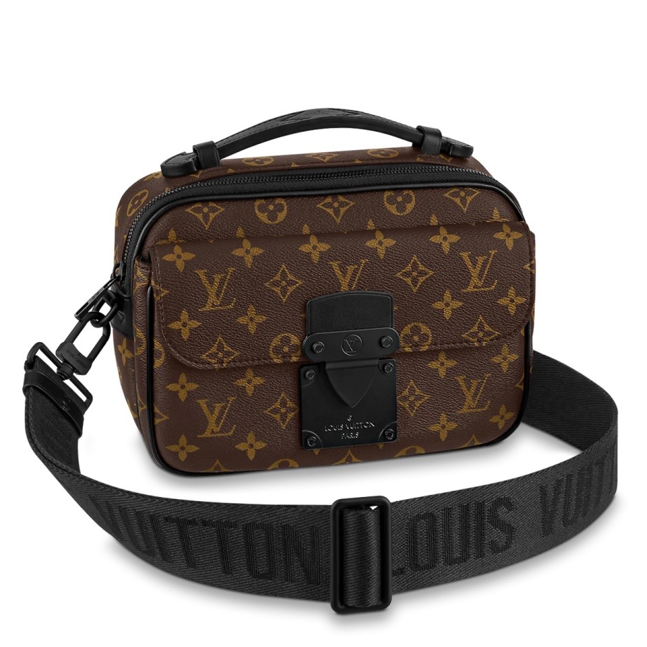 S Lock A4 Pouch Monogram Macassar Canvas - Wallets and Small Leather Goods, LOUIS VUITTON