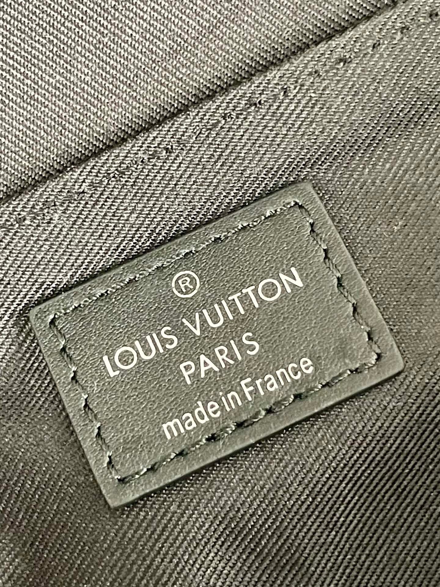 Replica Louis Vuitton M44000 District PM Messenger Bag Monogram Eclipse  Canvas For Sale