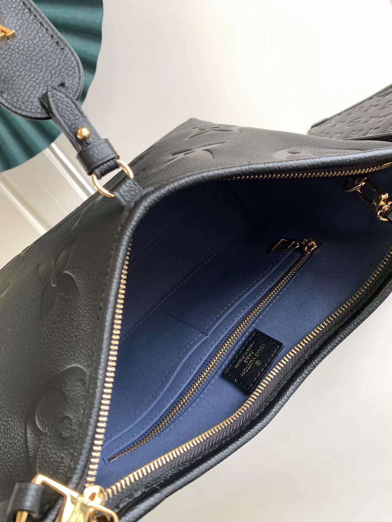 M46288 Louis Vuitton Monogram Empreinte CarryAll PM Bag