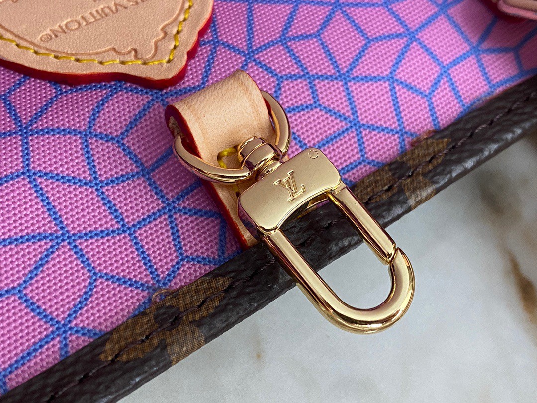 Louis Vuitton LV xYK Onthego MM Face Print and Embroidery in