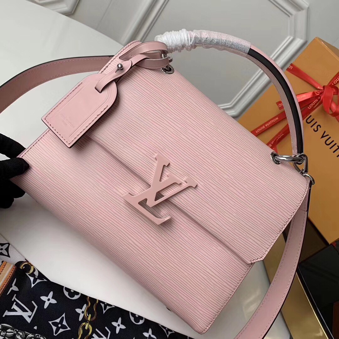 Replica Louis Vuitton Grenelle PM Bag In Pink Epi Leather M53694