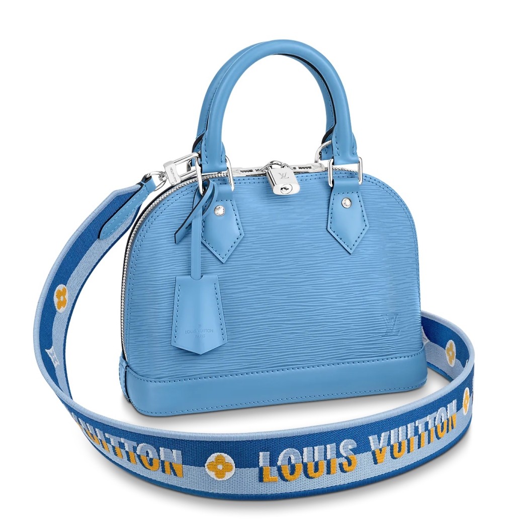 Replica Louis Vuitton Epi Alma BB Bag With Jacquard Strap M57426