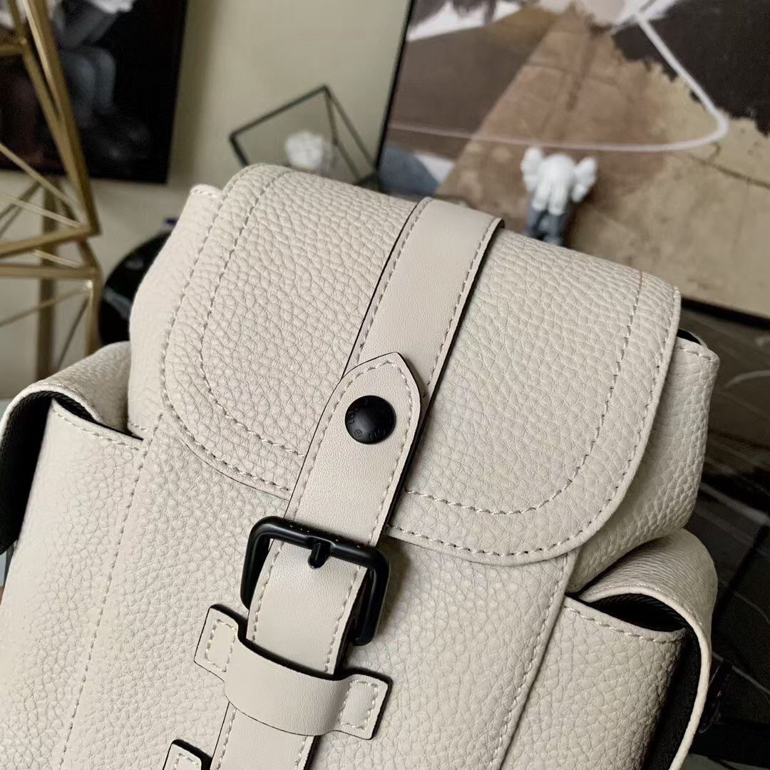 Replica Louis Vuitton Christopher XS Bag In White Leather M58493