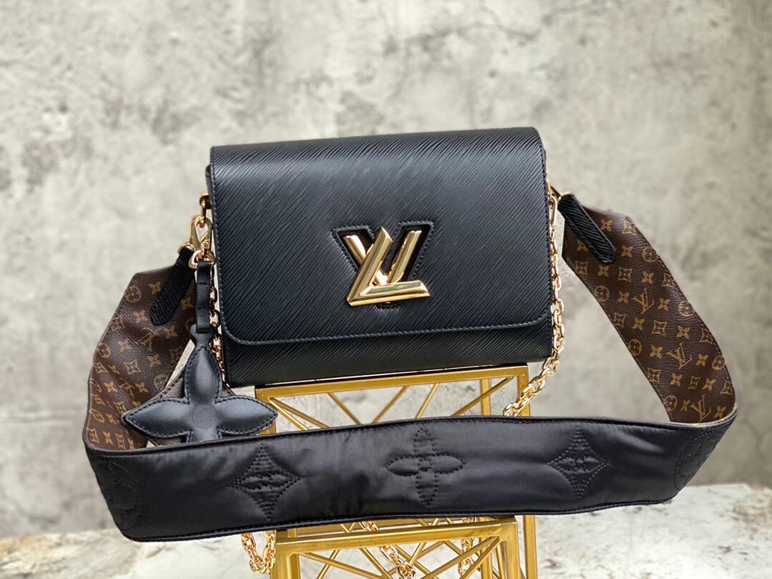 Louis Vuitton Twist Strap Top Handle Bag Epi Leather MM