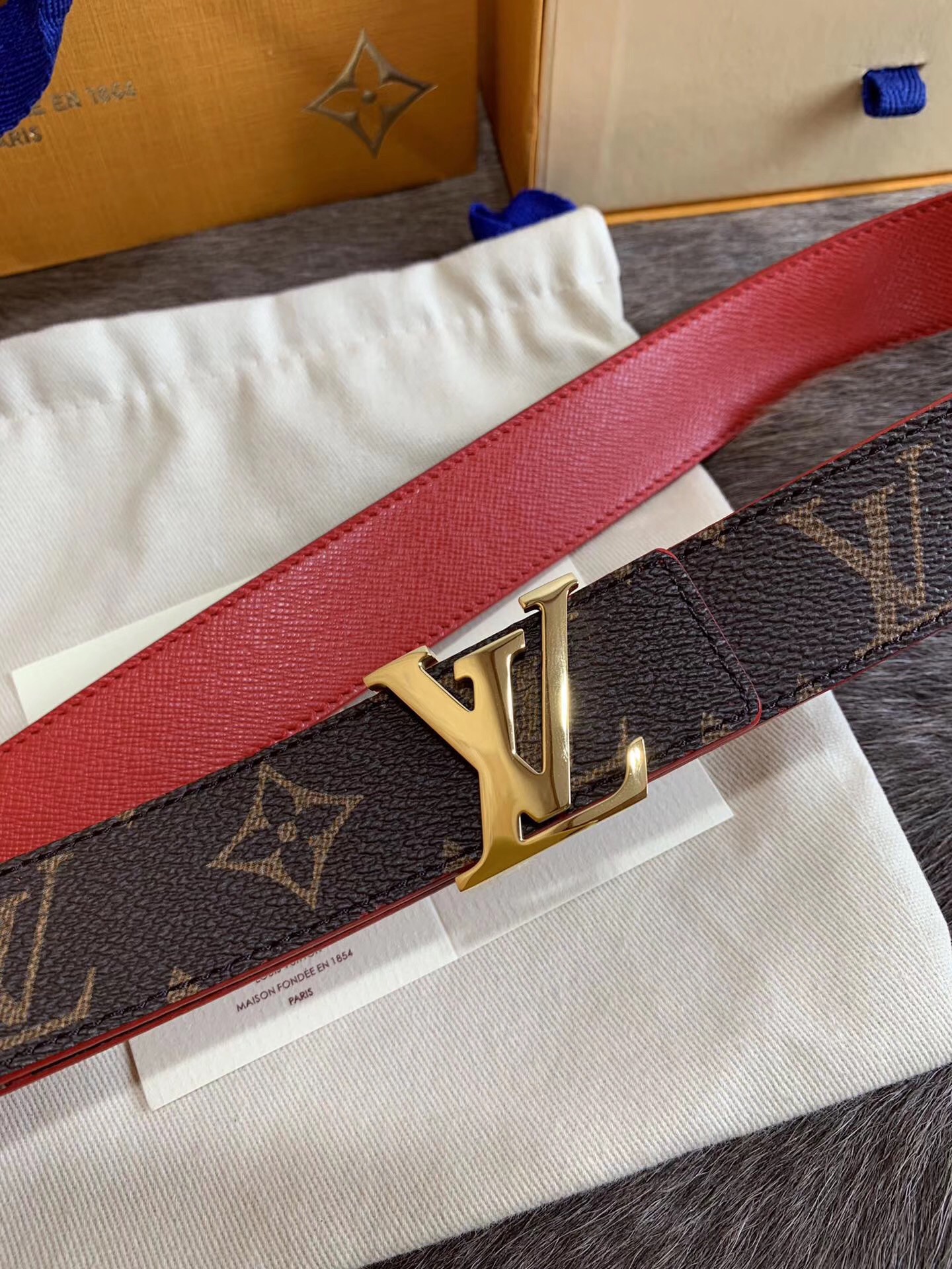 Louis Vuitton Lv Malletier Monogram 30mm Belt M9312u