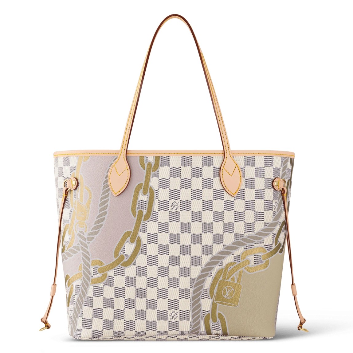 Replica Louis Vuitton Neverfull MM Bag In Damier Azur Canvas N40471