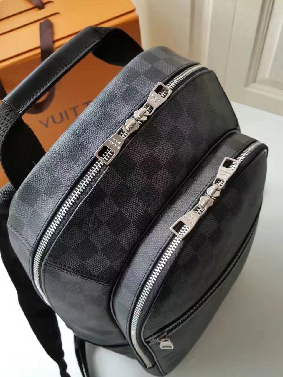 Replica Louis Vuitton Michael Backpack Damier Graphite N58024 Fake