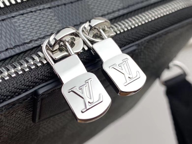 Shop Louis Vuitton DAMIER GRAPHITE 2020-21FW Alpha Wearable Wallet (N60418)  by Kanade_Japan
