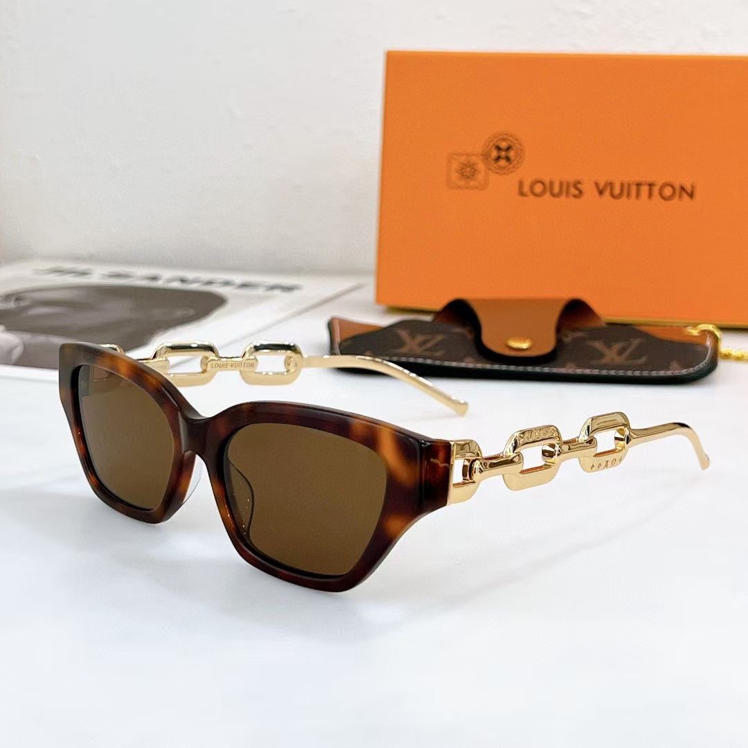 LOUIS VUITTON Tonca Sunglasses Z2314U Gold