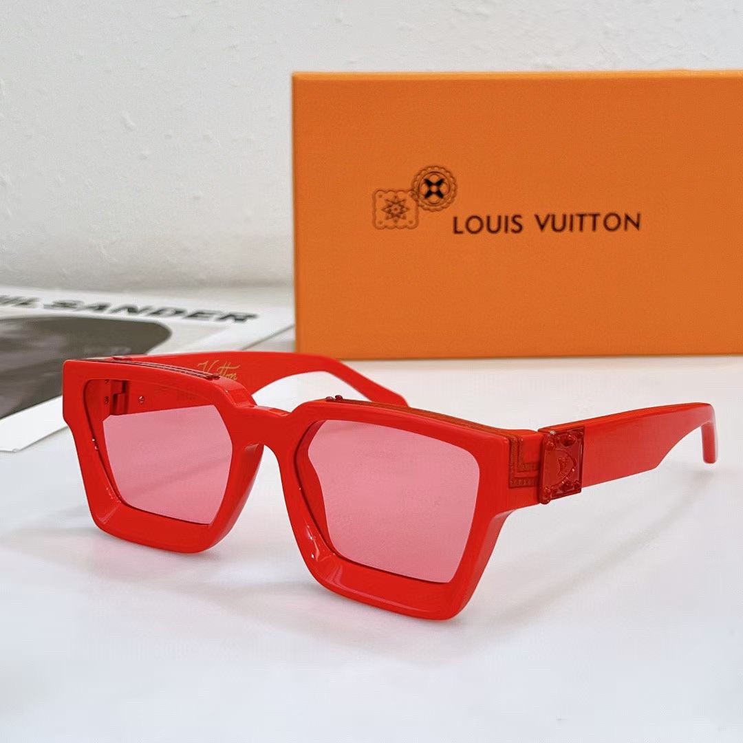 vuitton 1.1 millionaires sunglasses red