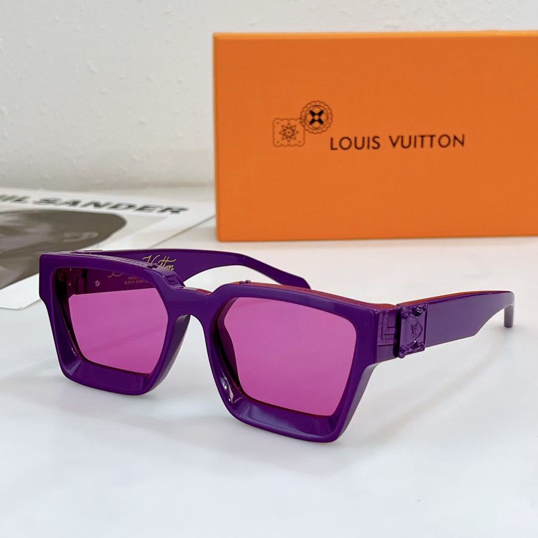 Louis Vuitton 1.1 Millionaires Sunglasses Purple (Z1601W) Men's