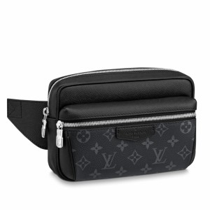 Louis Vuitton Outdoor Bumbag In Taiga WIth Monogram Eclipse Canvas M30245