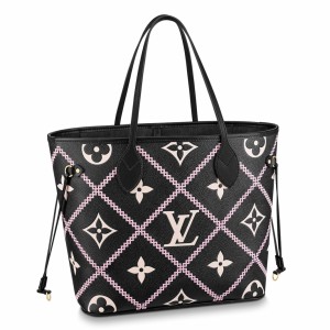 Louis Vuitton Neverfull Mm Black, Louis Vuitton M45685 Replica Bag