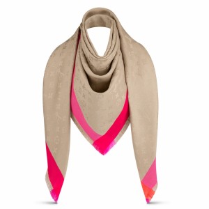 LV Pink Daily LV Scarf M76699 in 2023