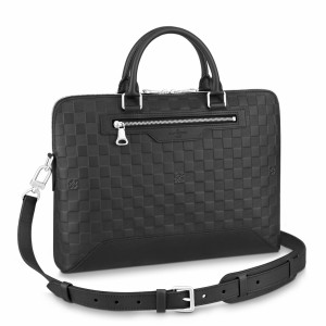 Louis Vuitton Avenue Soft Briefcase In Damier Infini Leather N41019