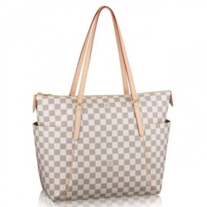 Louis Vuitton Totally MM Bag In Damier Azur Canvas N41279