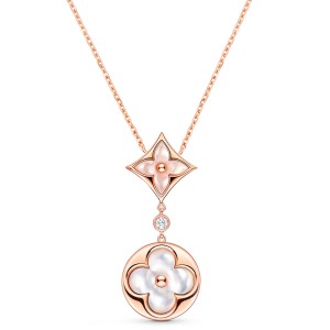 Replica Louis Vuitton Color Blossom Lariat Necklace Q94262