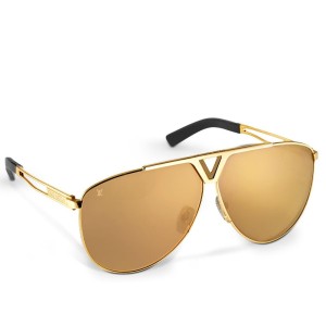 Fake Louis Vuitton Black LV Edge Sunglasses Z1473E Replica For Men & Women