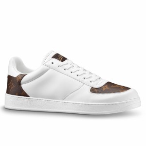 Louis Vuitton Men's Rivoli Sneakers In White Leather