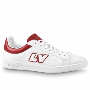 Louis Vuitton Luxembourg Sneakers with Red Leather Heel