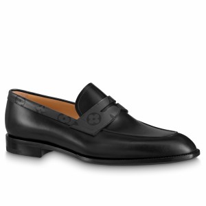 Louis Vuitton Saint Germain Loafers In Black Leather