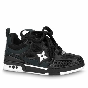 Louis Vuitton LV Skate Sneakers in Black Mix Materials