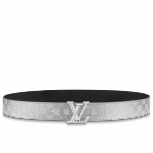 Louis Vuitton LV Pyramide Glitter 40MM Belt In Damier Leather M0504V