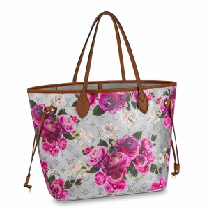 Louis Vuitton Neverfull MM Bag with Buttercup Printed M21352