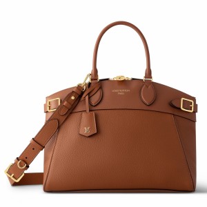 Louis Vuitton Lock It MM Bag in Taurillon Leather M22925