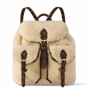 Louis Vuitton Backpack in Shearling M23384