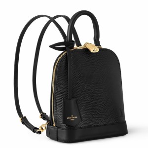 Louis Vuitton Alma Backpack in Black Epi Leather M25103