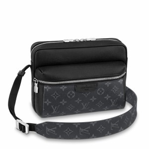 Louis Vuitton Outdoor Messenger Bag In Taiga Eclipse Canvas M30233
