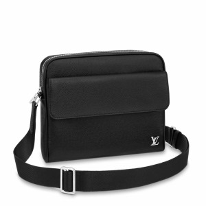 Louis Vuitton Alex Messenger PM Bag In Taiga Leather M30260