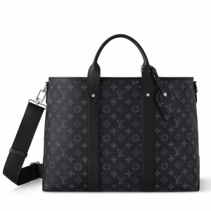 Louis Vuitton Weekend Tote NM In Monogram Eclipse Canvas M30937