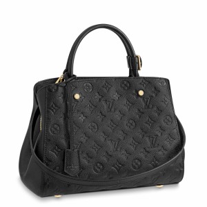Louis Vuitton Montaigne MM Bag In Monogram Empreinte Leather M41048