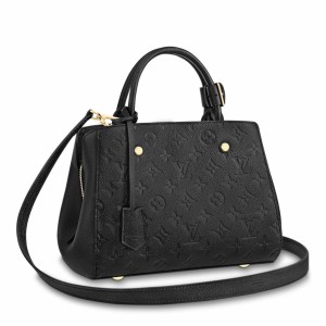 Louis Vuitton Montaigne BB Bag In Monogram Empreinte Leather M41053