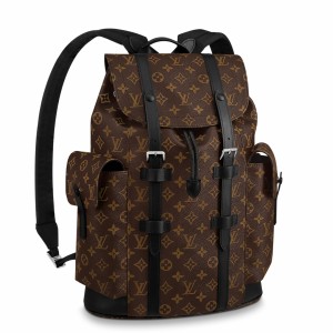 Louis Vuitton Christopher PM Backpack In Monogram Macassar Canvas M43735
