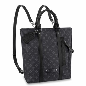Louis Vuitton Tote Backpack In Monogram Eclipse Canvas M45221