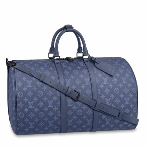 Louis Vuitton Keepall Bandouliere 50 Bag In Monogram Shadow Leather M45731