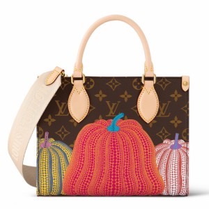 Louis Vuitton LV x YK OnTheGo PM Bag with Pumpkin Print M46467