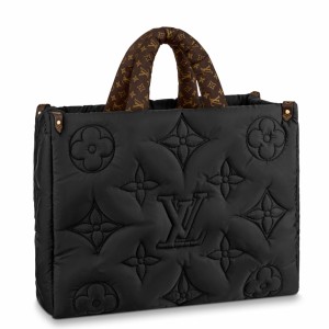 Louis Vuitton OnTheGo GM Bag In Black Recycled Nylon M59005