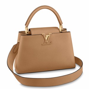 Louis Vuitton Capucines MM Bag In Arizona Taurillon Leather M59227
