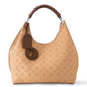 Louis Vuitton Carmel Hobo Bag In Mahina Leather M59303